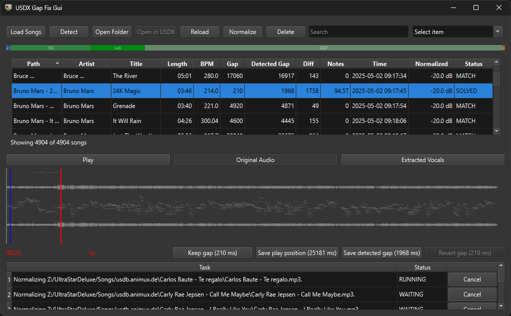 Ultrastar Deluxe (USDX) Fix Gap Gui